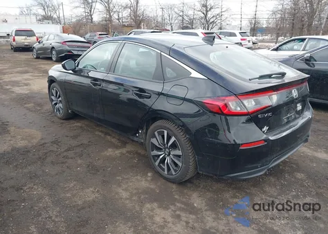 2022 Honda Civic Ex-L z USA, uszkodzony, nr VIN 19XFL1H75NE020218